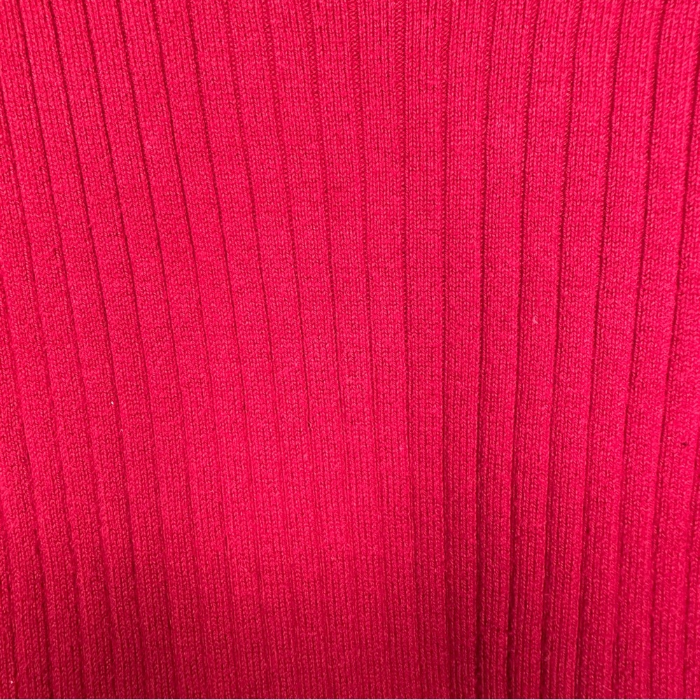 Women’s Ribbed Knit Rust Sweater Large - Picture 4 of 8